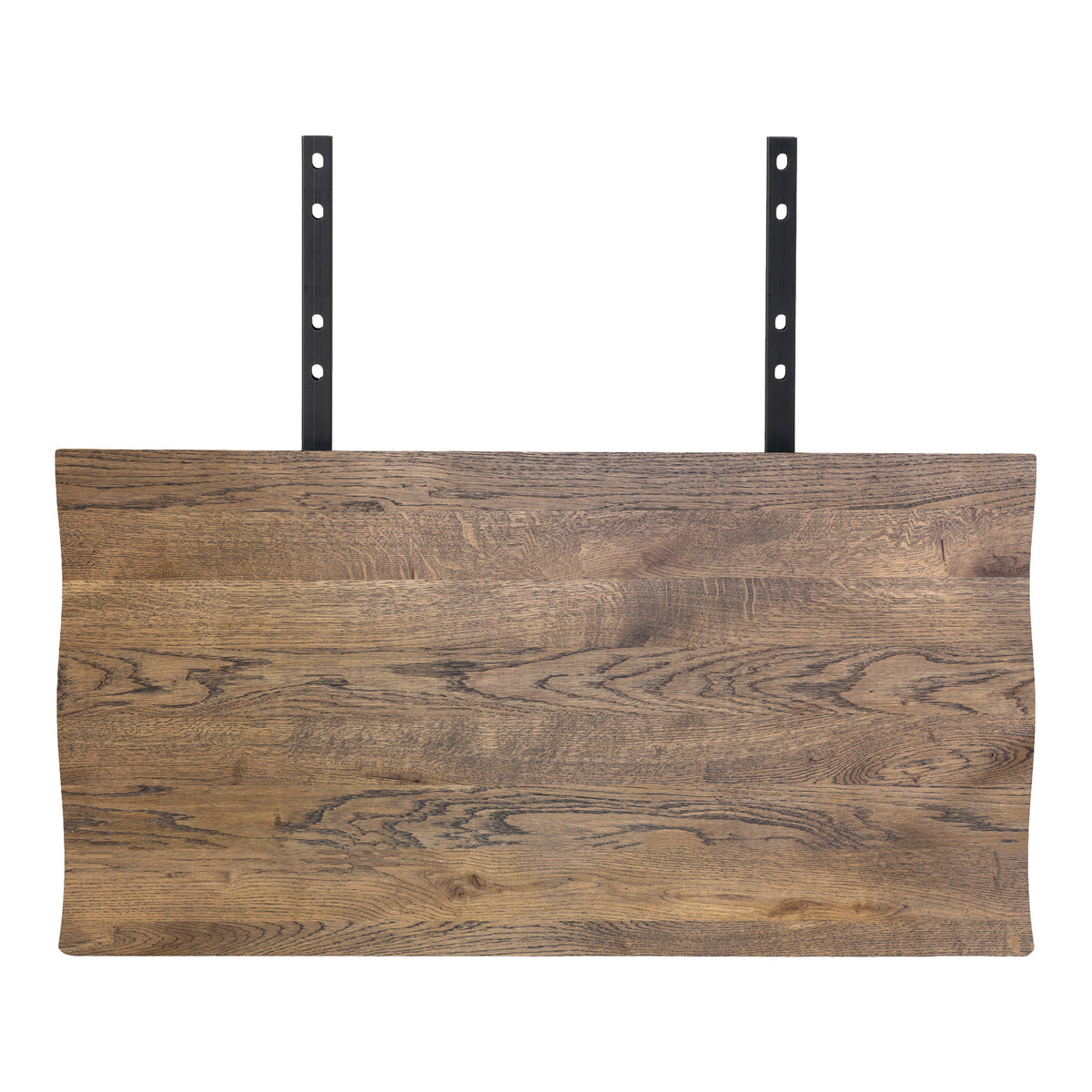 PolsterOase Möbel – Toulon Verlängerungsplatten aus geräucherter Eiche und Stahl, 2er, Set, 50 × 95 cm