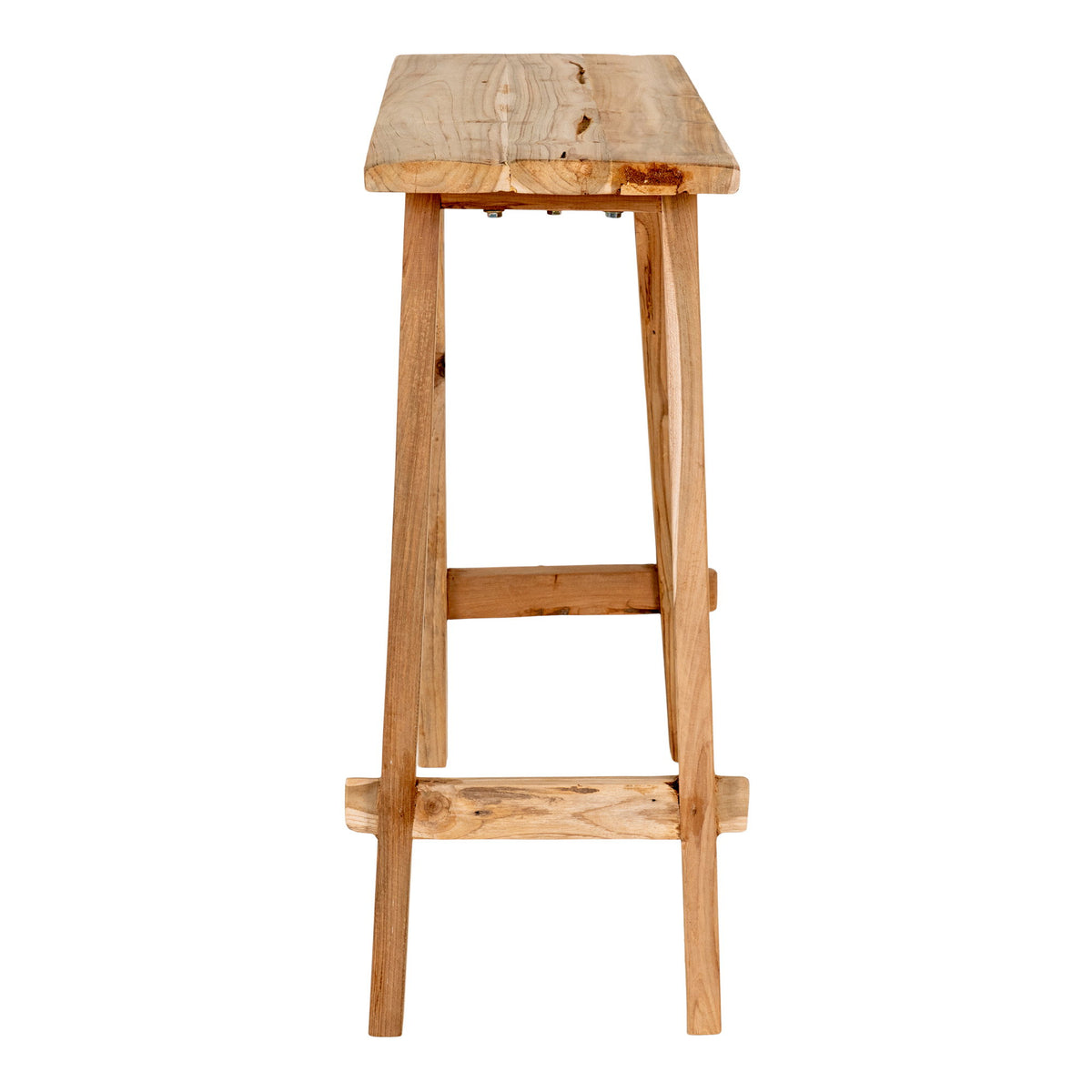 PolsterOase Möbel – Girona Konsolentisch aus Teakholz, Natur, 90 cm – Ansicht 3