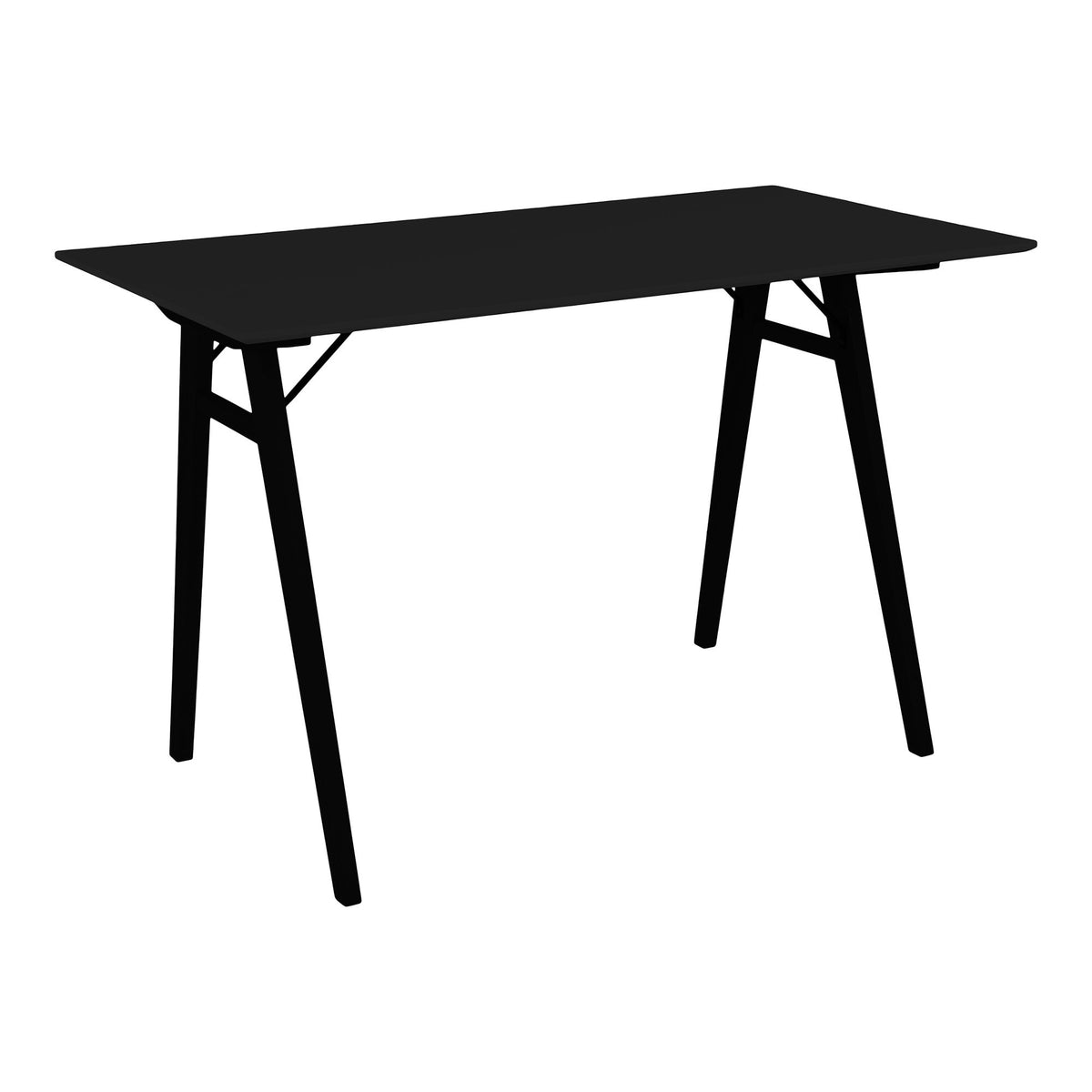 Vojens Schreibtisch, Schwarz, 120 × 60 × 75 cm