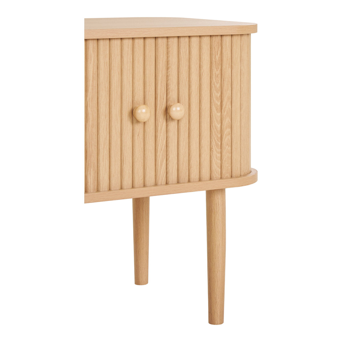 Nikko Beistelltisch mit 2 Türen, Natur, 45 × 40 × 50,5 cm