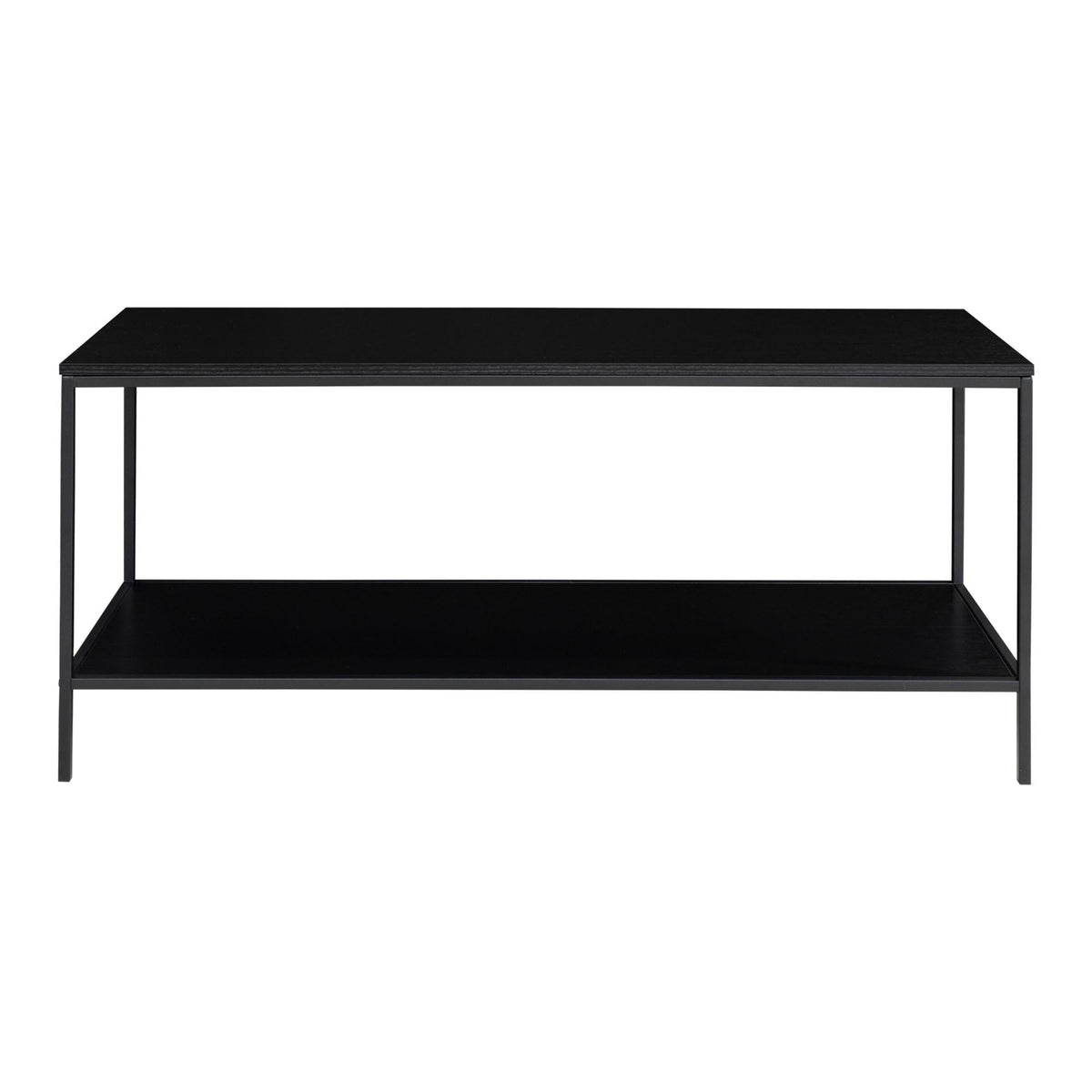 PolsterOase Möbel – Vita TV Möbel aus Stahl, 2 Ablagen, 100 × 36 × 45 cm – Ansicht 4