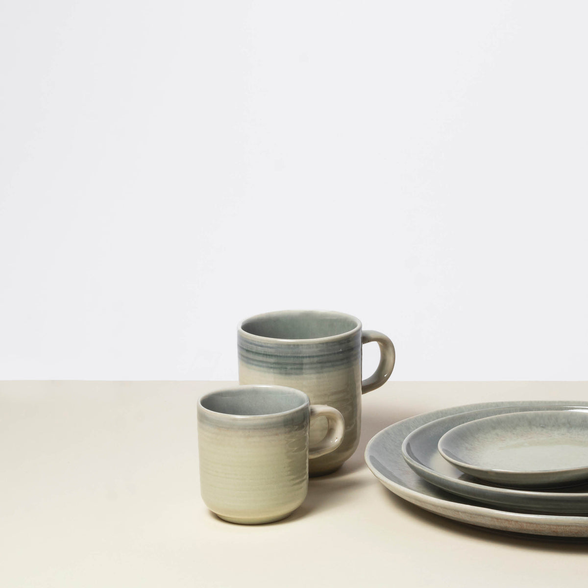 ona Becher 38 cl grün/grau Flint – 4er-Set – Produktansicht 5