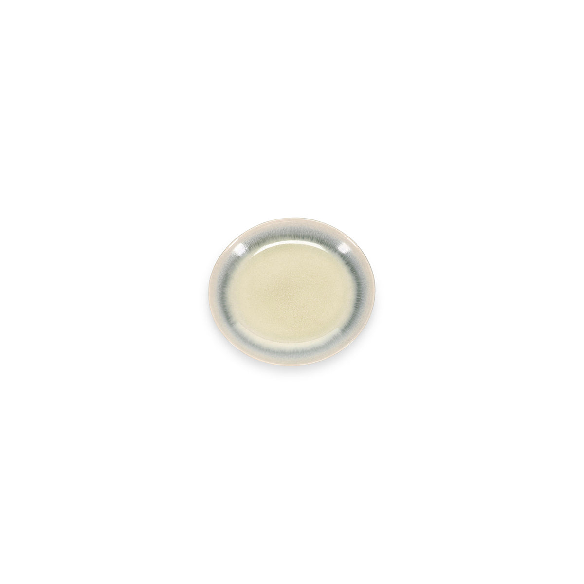 ona Teller 15 x 13,5 cm, grün/grau Flint – 4er-Set – Produktansicht 1
