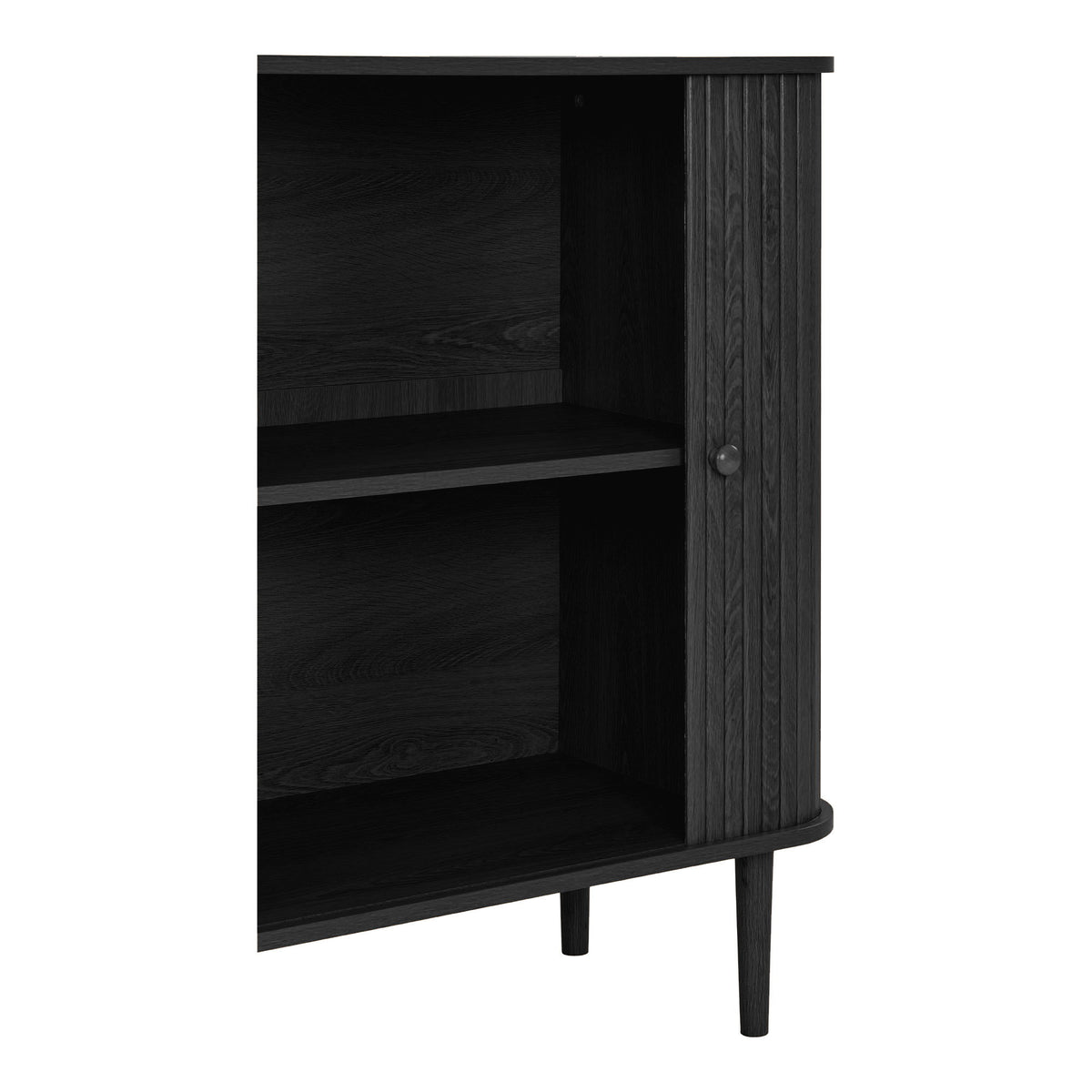 Nikko Sideboard, Schwarz, 2 Türen