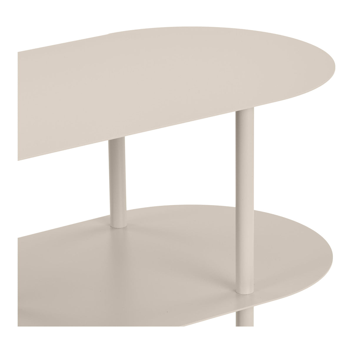 PolsterOase Möbel – Rieti Regal aus Metall, 4 Böden, Sand, 118 cm – Ansicht 5