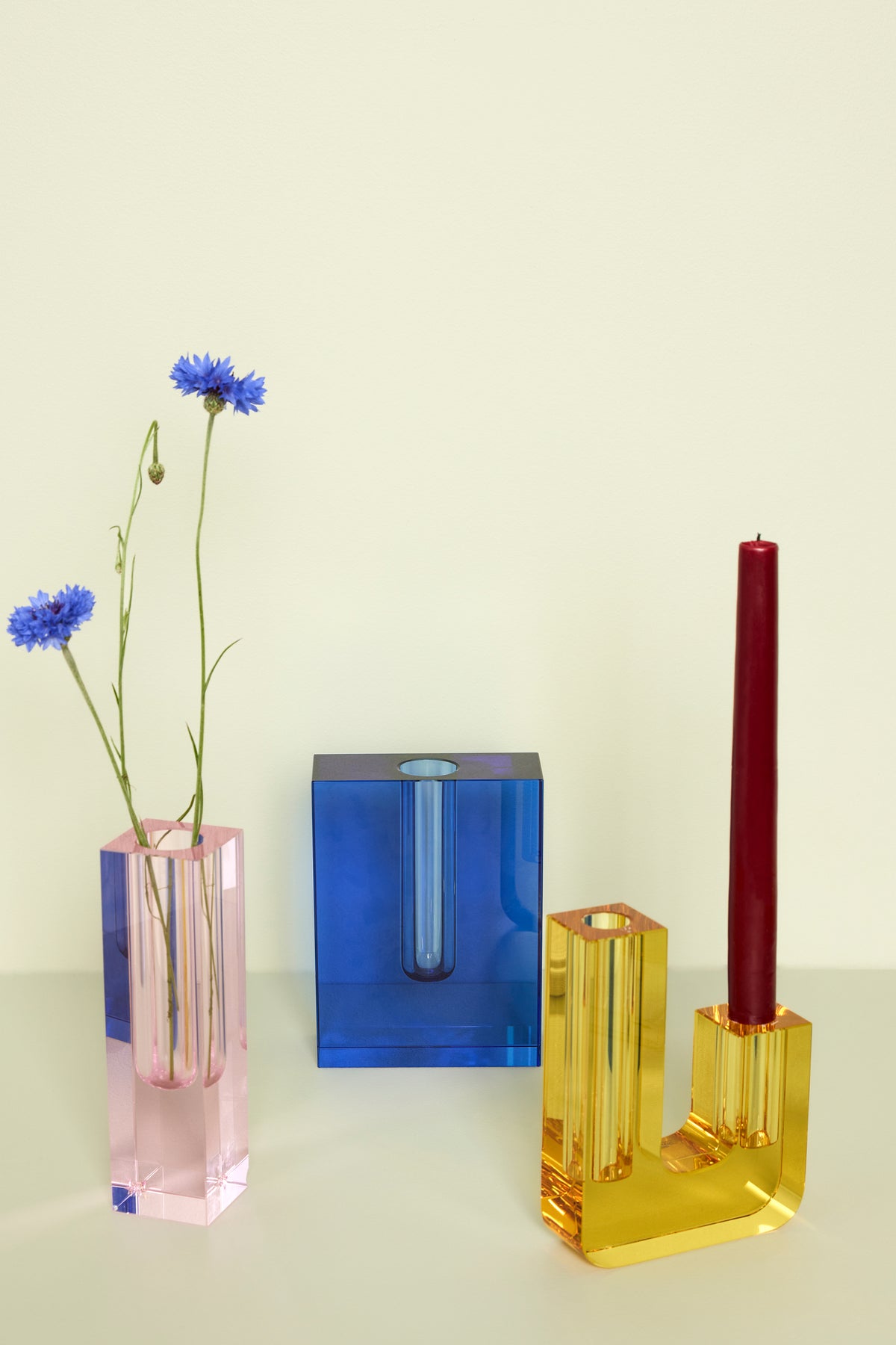 Duo Vase, Gelb