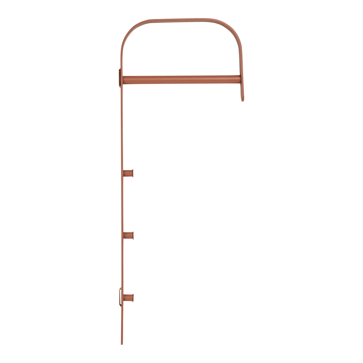 PolsterOase Möbel – Gresto Kleiderständer aus Metall, Cognac, 80 cm