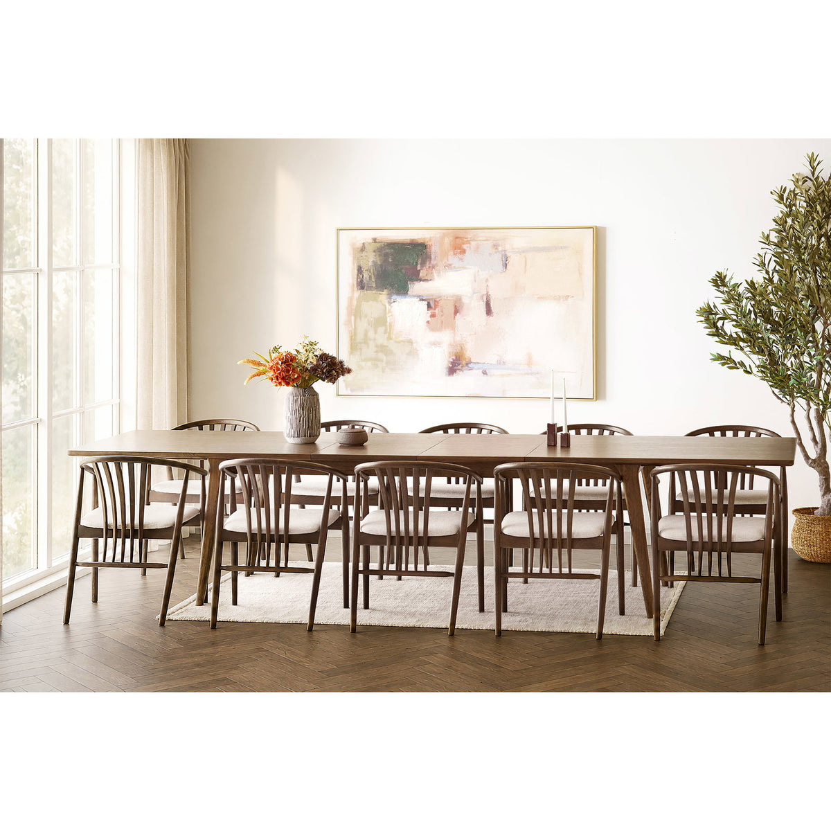 Gaya Teppich – handgewebt, Beige, 200 × 300 cm