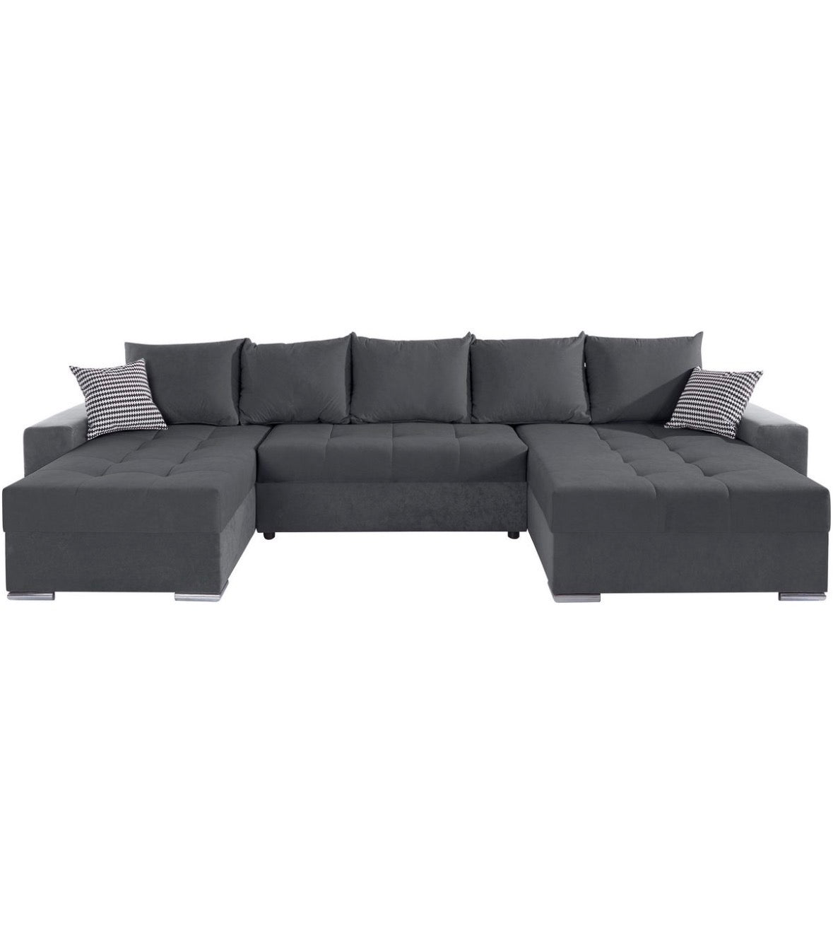 Wohnlandschaft in Microfaser, 333cm Breite | PolsterOase