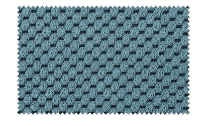 Big Sofa + Sessel / Schaukelsessel in Webstoff Blau - POLSTEROASE