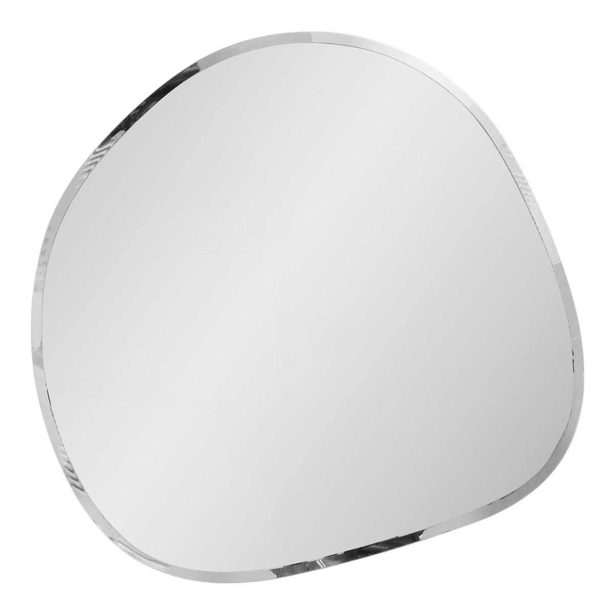 Devonport Wandspiegel – organisch, facettiert, 50 × 50 cm