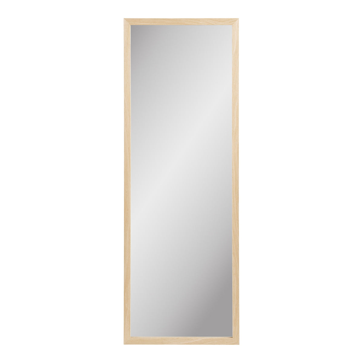 PolsterOase Möbel – Scottsdale Wandspiegel aus Glas, Natur, 45 × 110 cm