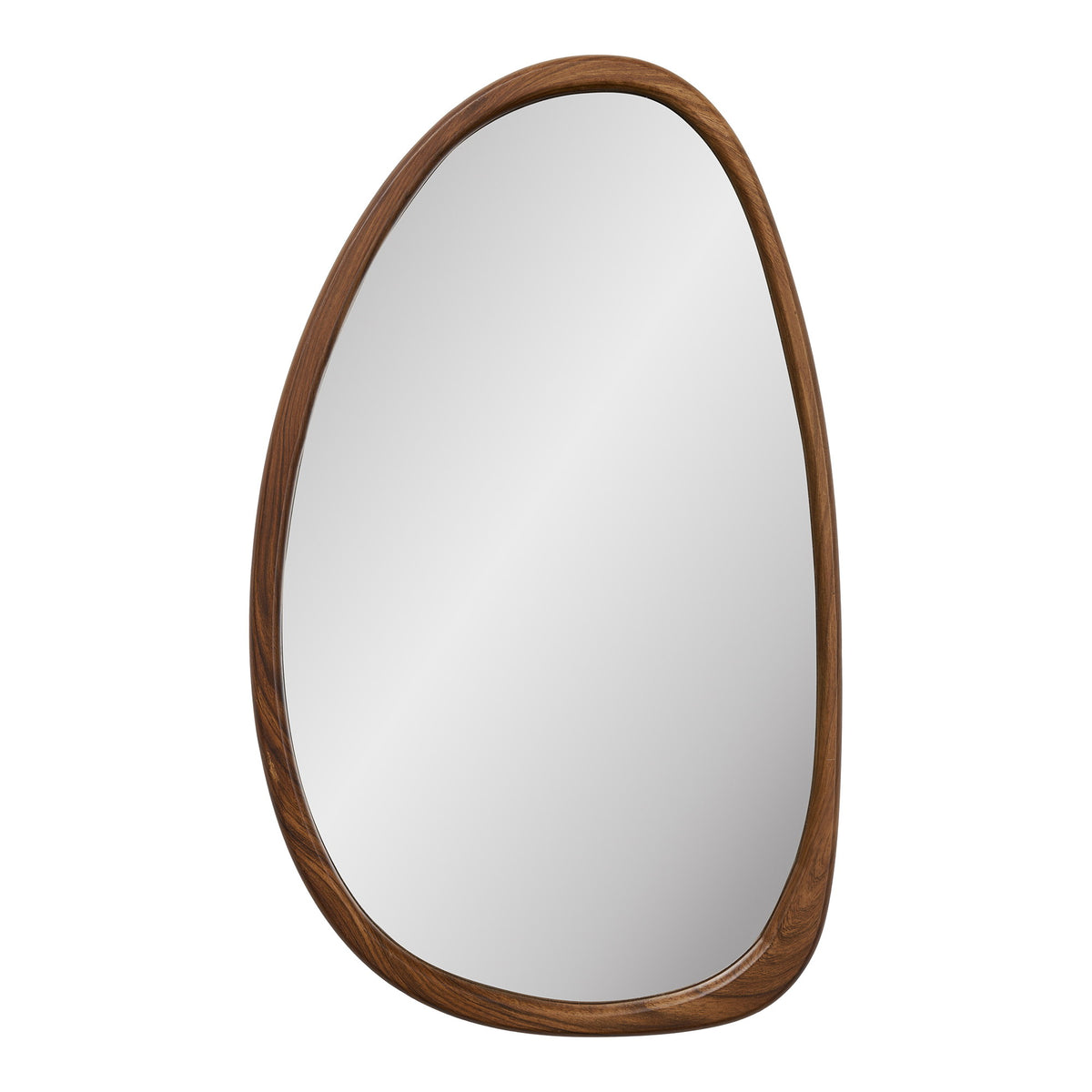 Luxon Wandspiegel mit Rahmen in Holzoptik, 38,5 × 64,5 cm