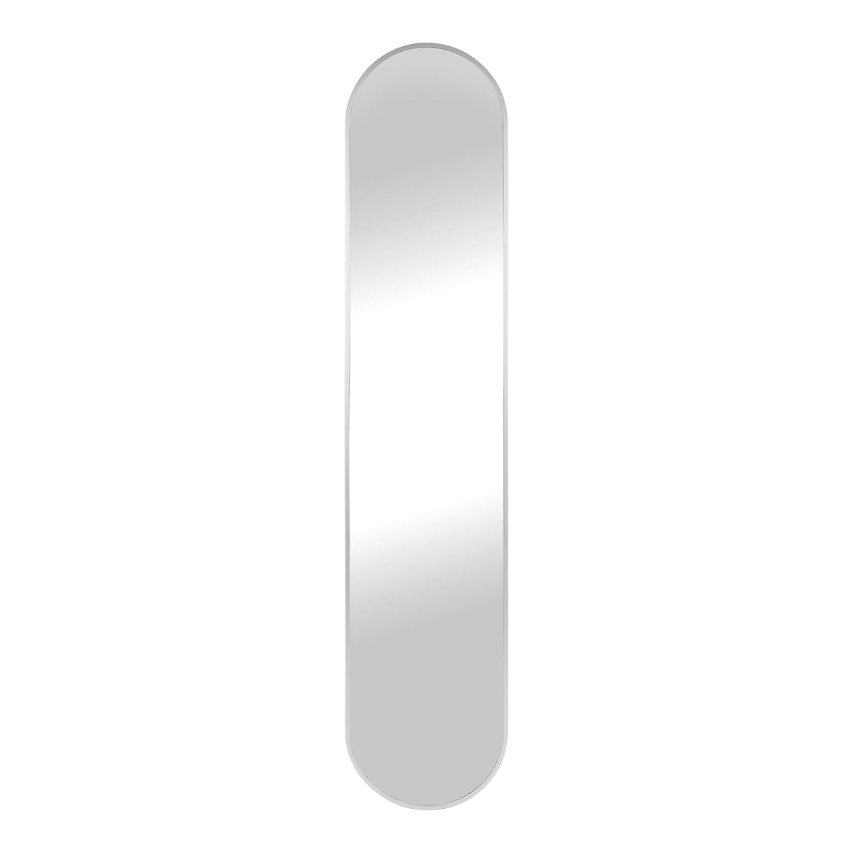 Hennetved Ganzkörperspiegel – Aluminium Silber, 35 × 170 cm