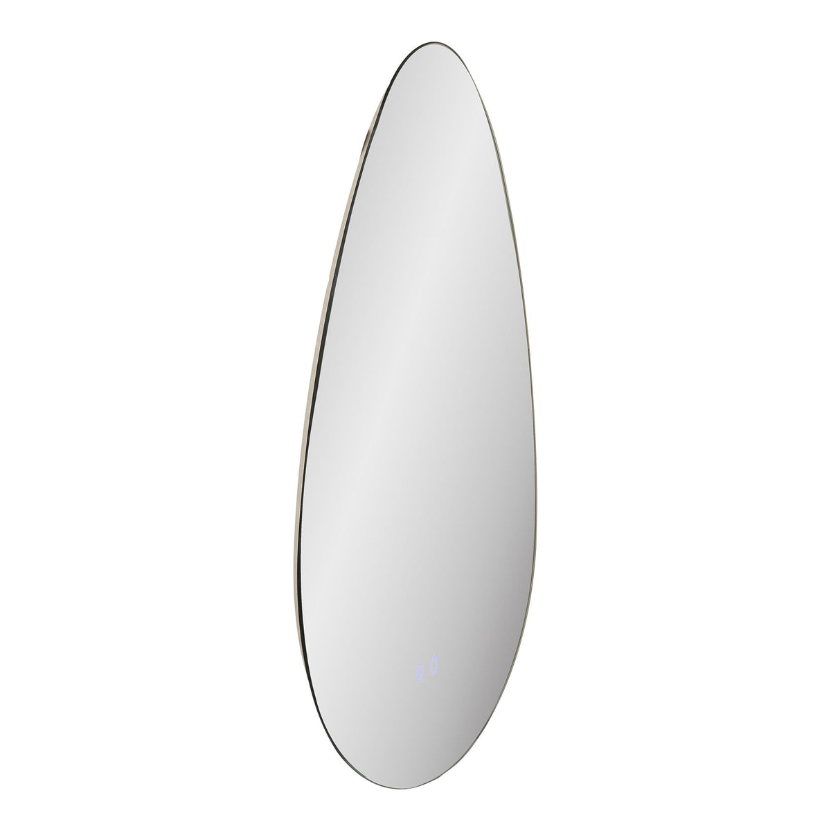 Kiama LED-Spiegel – organische Form, Anti-Beschlag, 58 × 80 cm