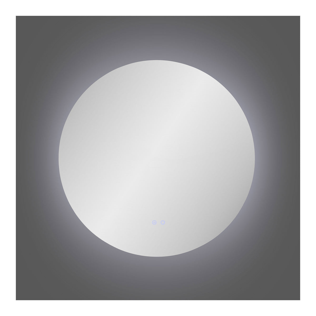 Kiama Spiegel mit LED – beschlagfrei und 3 Lichtstufen, Ø 80 cm