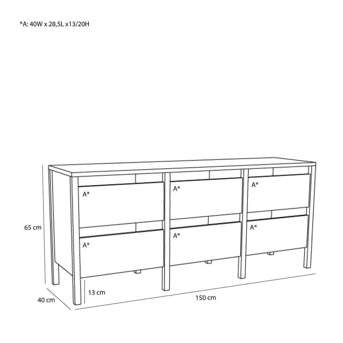 PolsterOase Möbel – Forma Sideboard aus Eichenholz – Ansicht 7