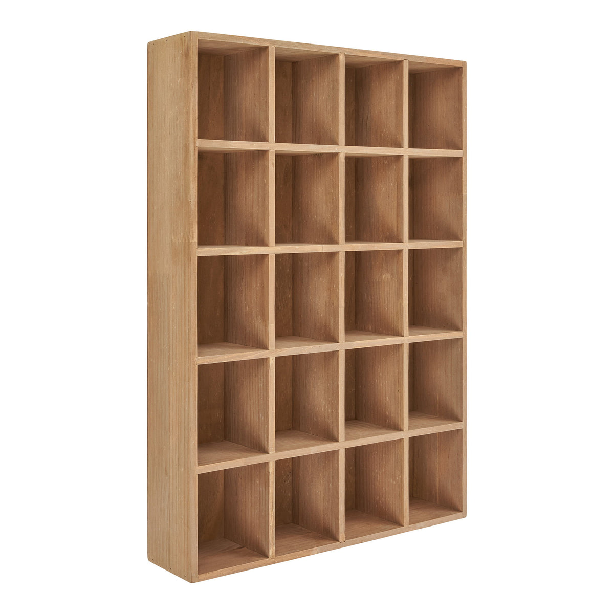 Moos Wandregal – Kiefernholz, natur, 44 × 10 × 63 cm
