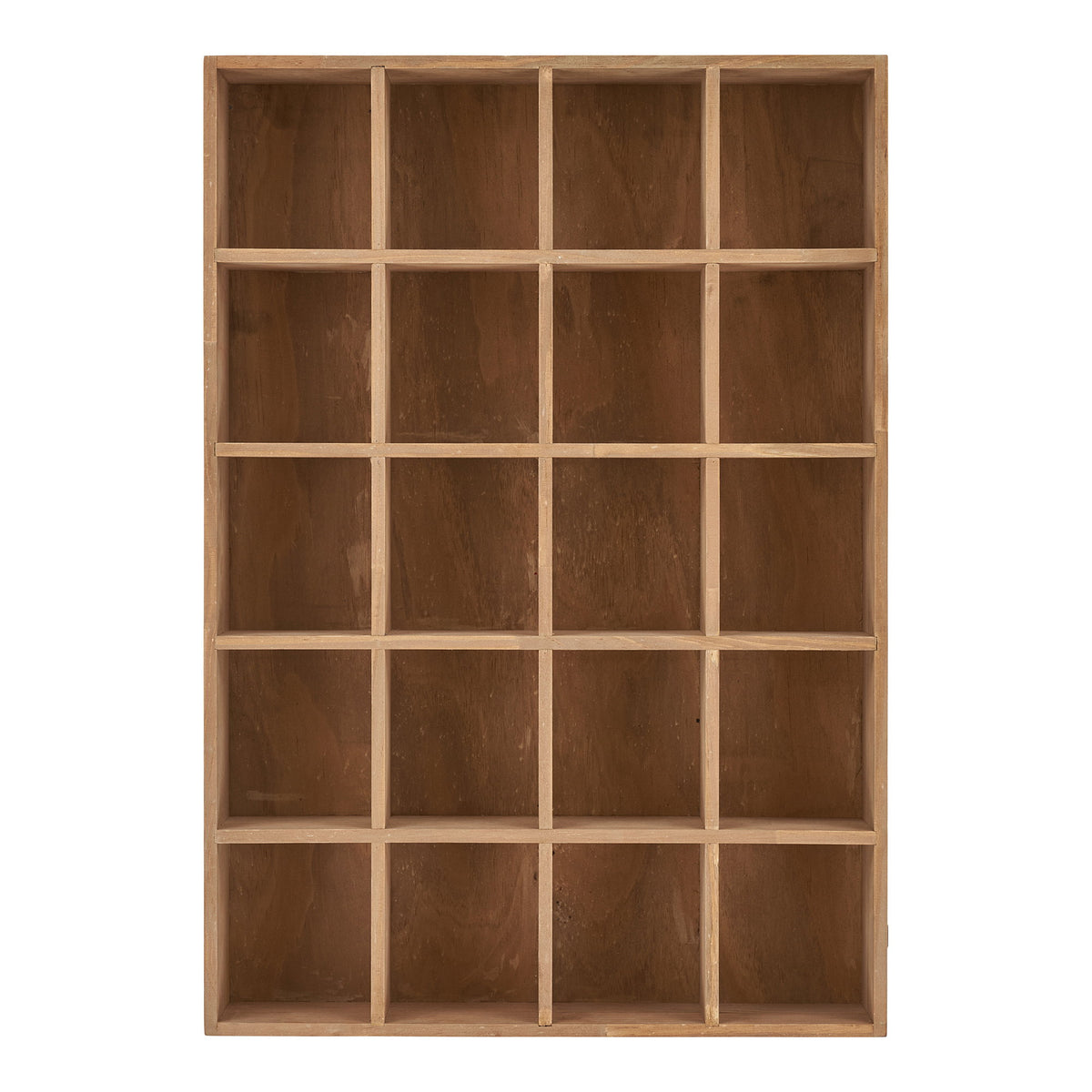 Moos Wandregal – Kiefernholz, natur, 44 × 10 × 63 cm