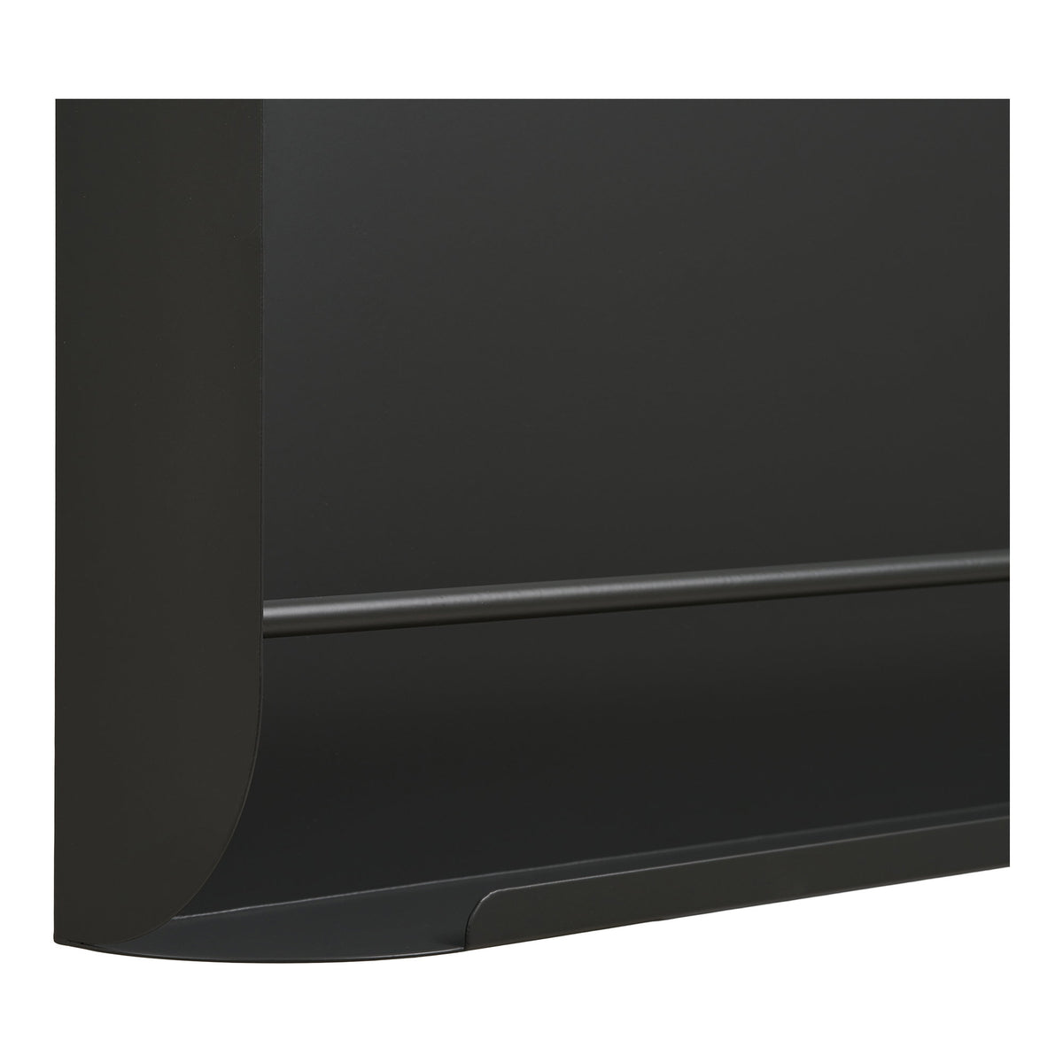 PolsterOase Möbel – Volterra Wandregal aus Metall, Dunkelgrau, 60 × 7 × 30 cm – Ansicht 4