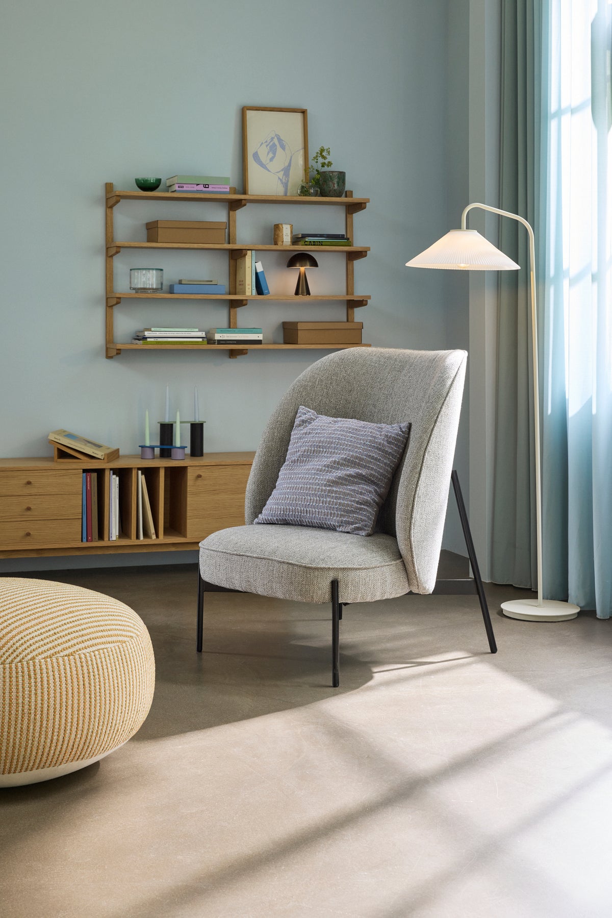 Area Loungesessel, Hellgrau