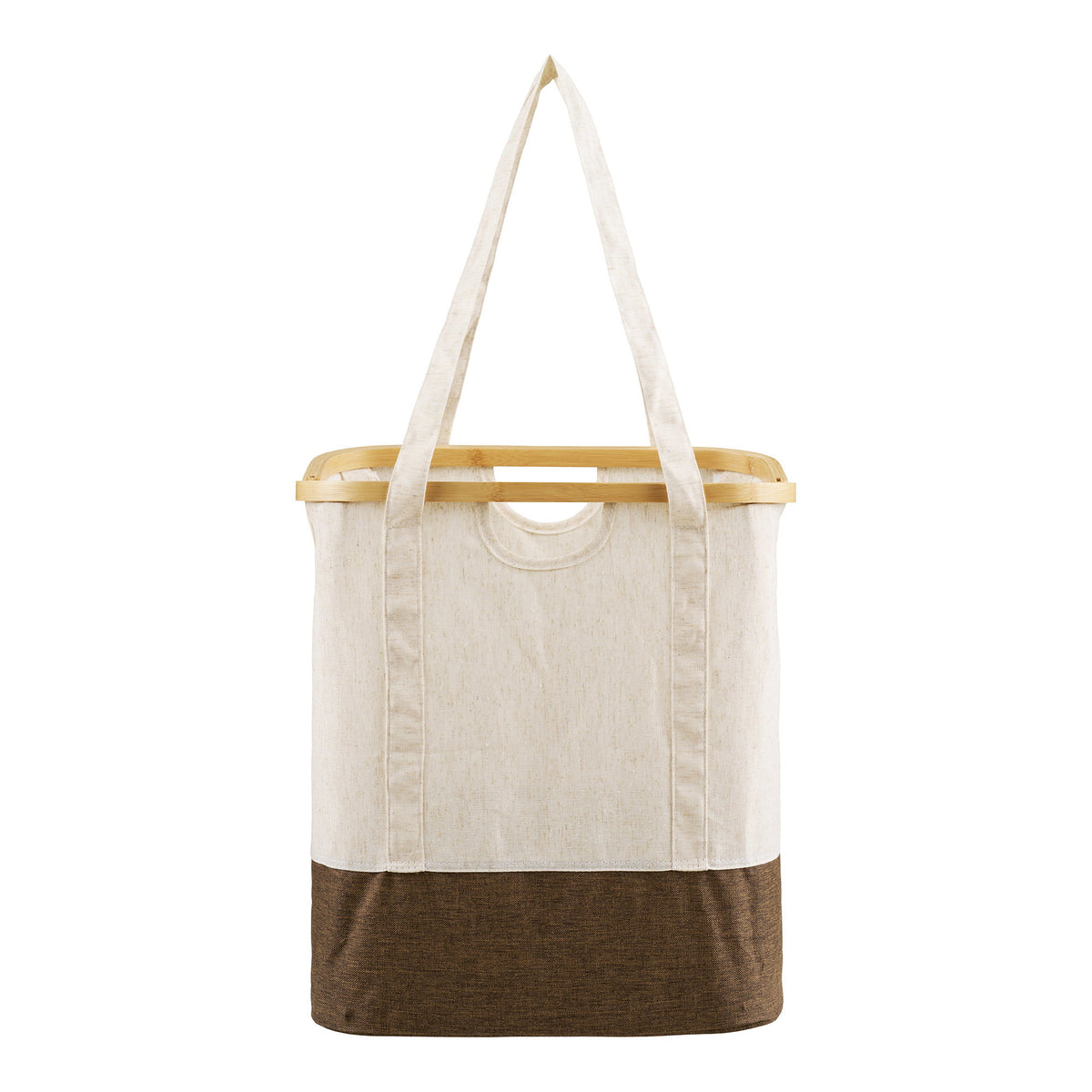 Noto Wäschebeutel, Offwhite/Braun