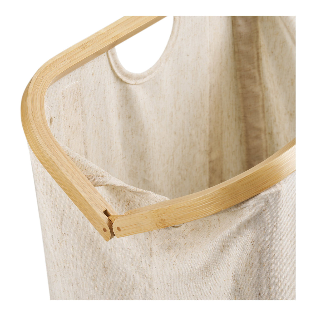 Noto Wäschebeutel, Offwhite/Braun