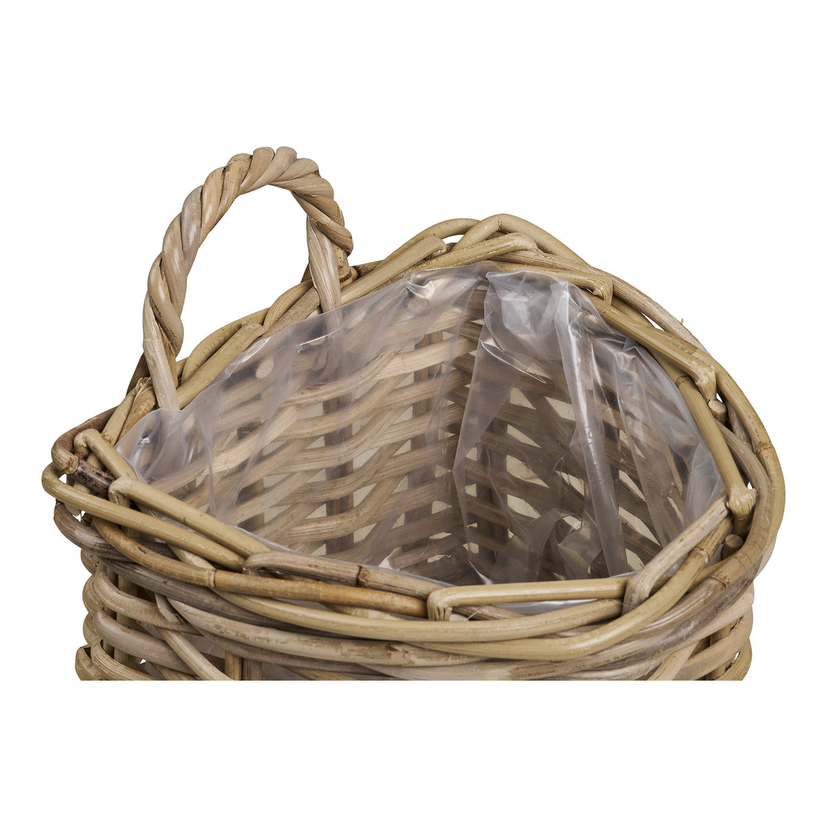 PolsterOase Möbel – Keli Aufbewahrungskorb aus Kubu, Rattan, Natur, 37 × 23 × 27 cm – Ansicht 3