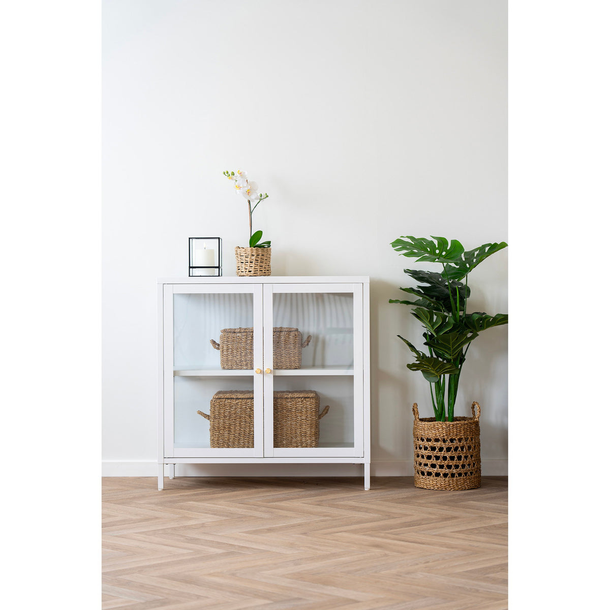 Bogra Aufbewahrungskörbe, Natur, 2er-Set