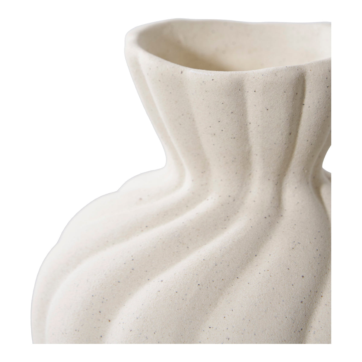 Vase Veronica – Keramik, weiß, 2er-Set