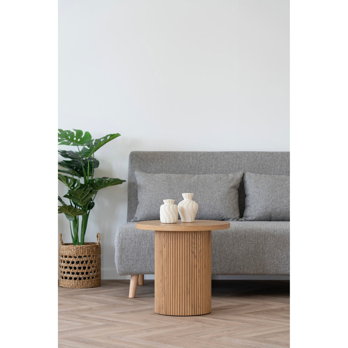 Vase Veronica – Keramik, weiß, 2er-Set
