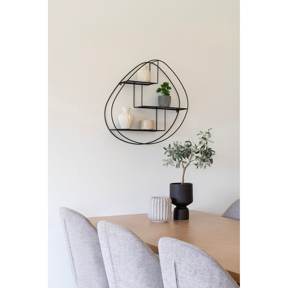 Vase Veronica – Keramik, weiß, 2er-Set