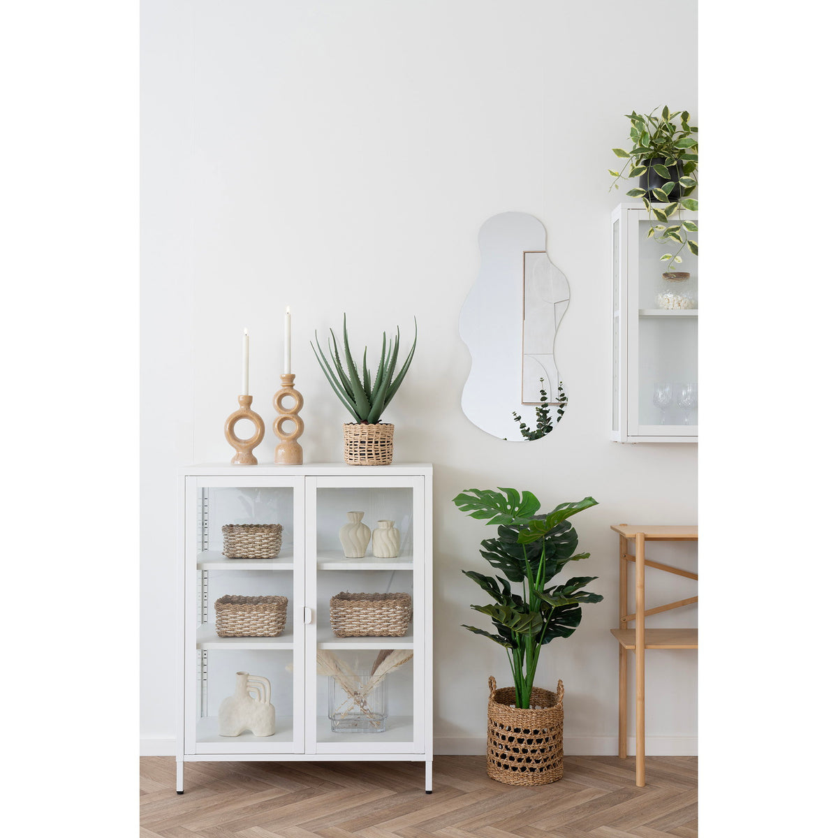 Vase Veronica – Keramik, weiß, 2er-Set