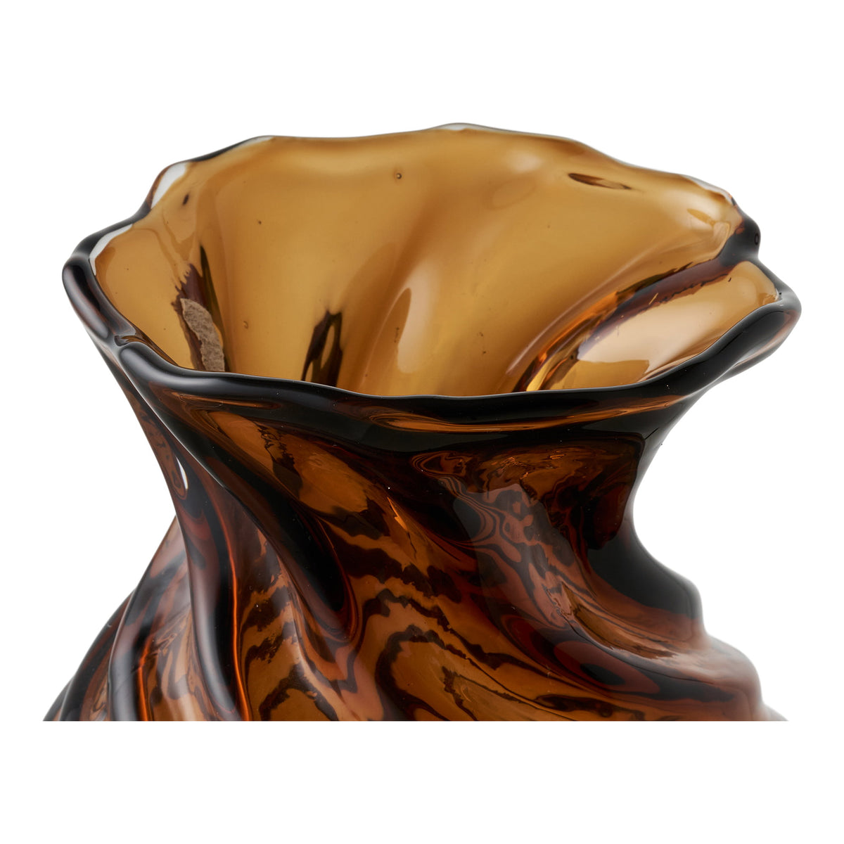Vase, Rauchbraun
