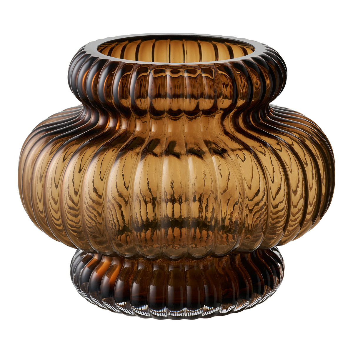 Vase, Rauchbraun