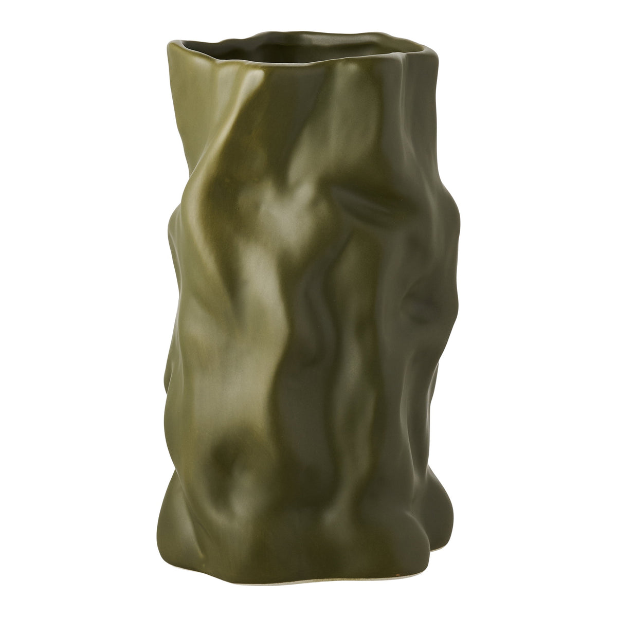 Keramikvase, Grün