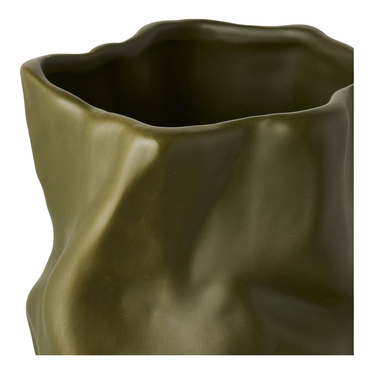 Keramikvase, Grün