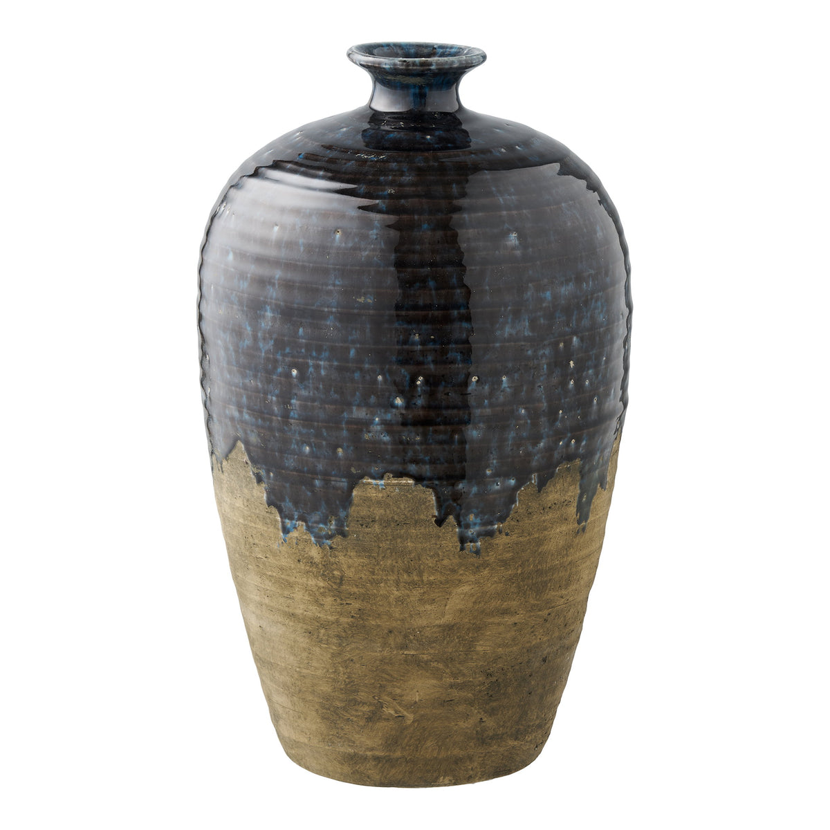 Vase, Dunkelblau