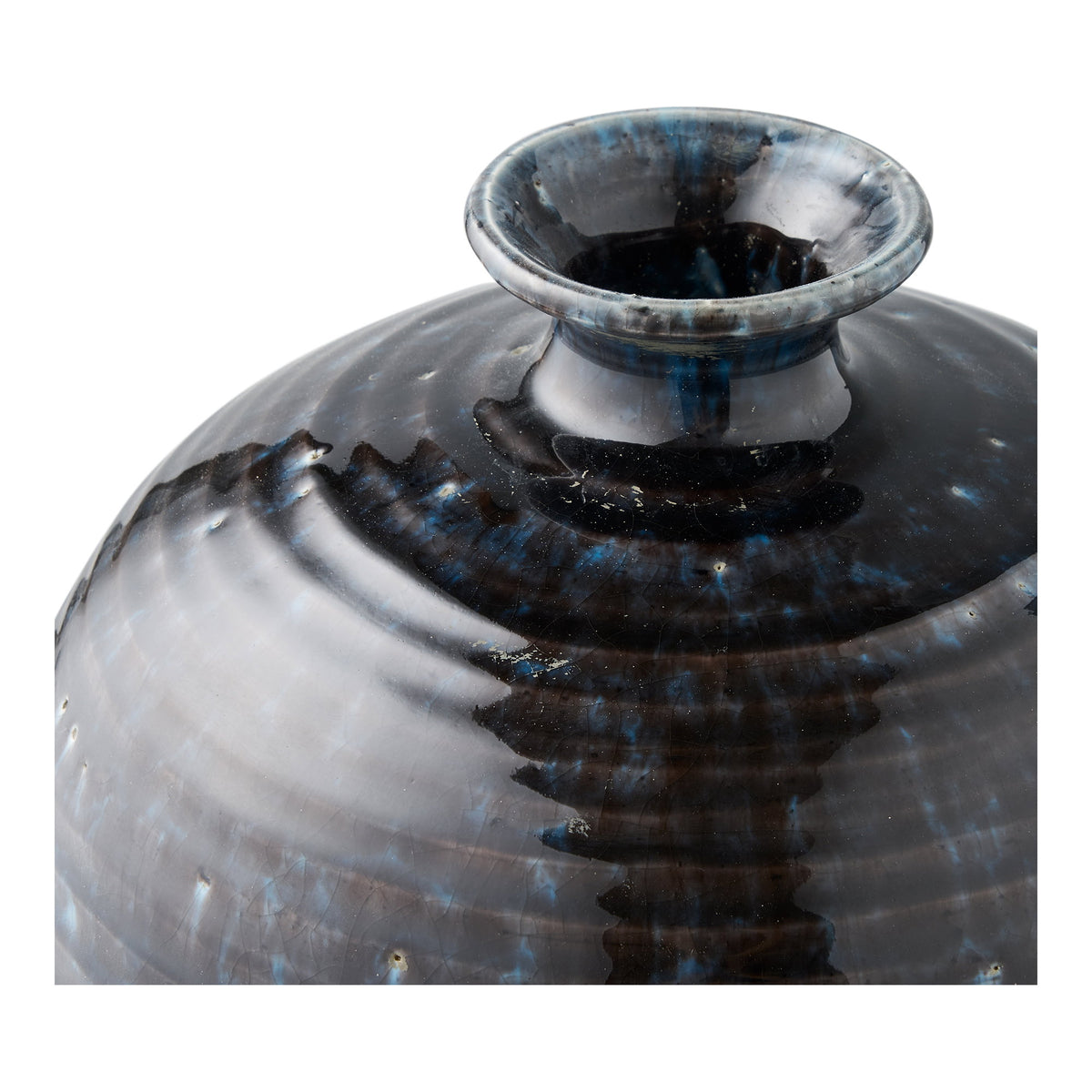 Vase, Dunkelblau