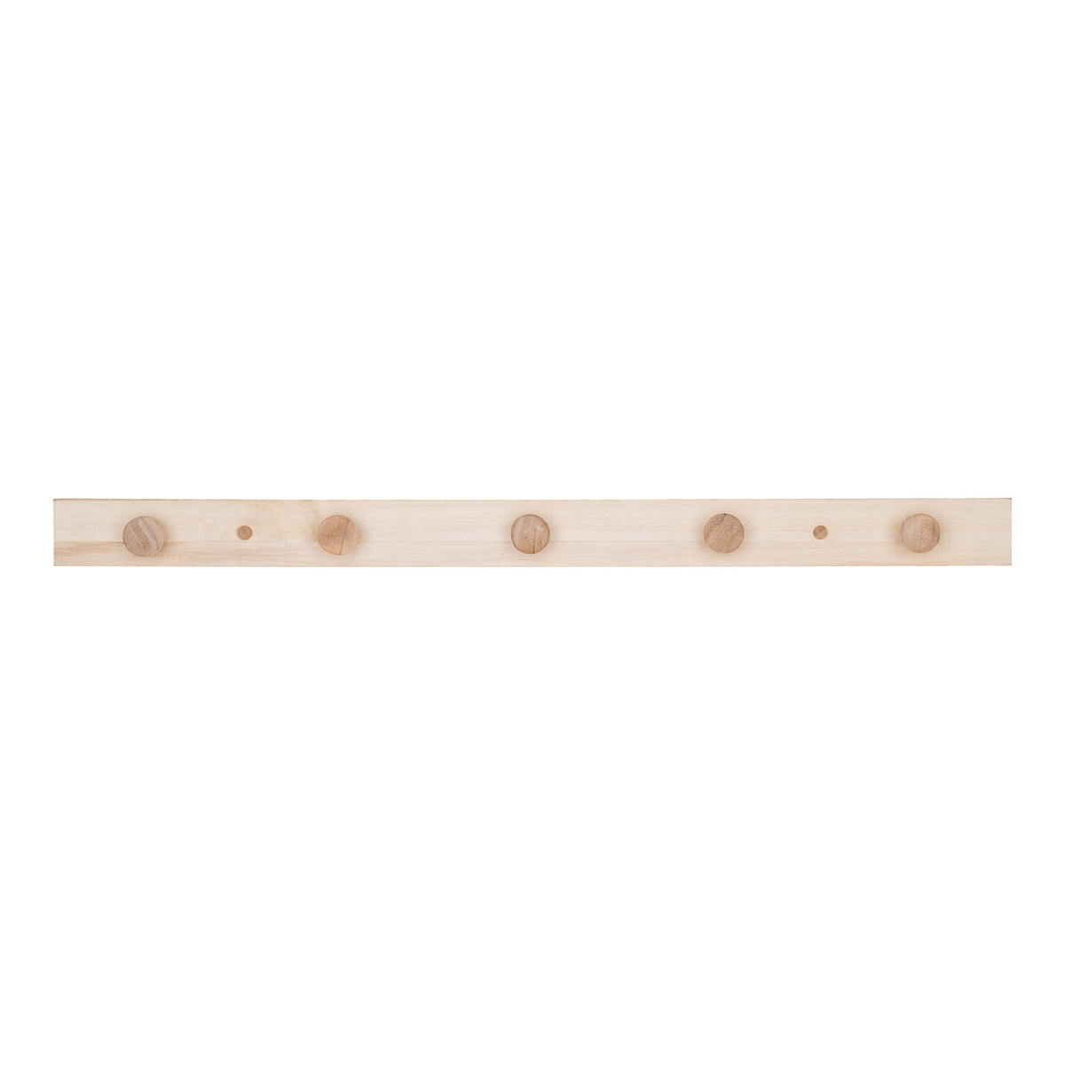 Abano Garderobe aus Pappelholz, Natur, 70 × 5 cm