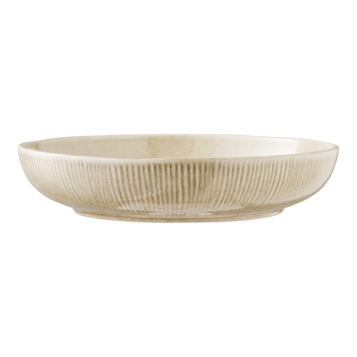 Viola Servierschüssel – Keramik, beige Ø 27 × 5,8 cm