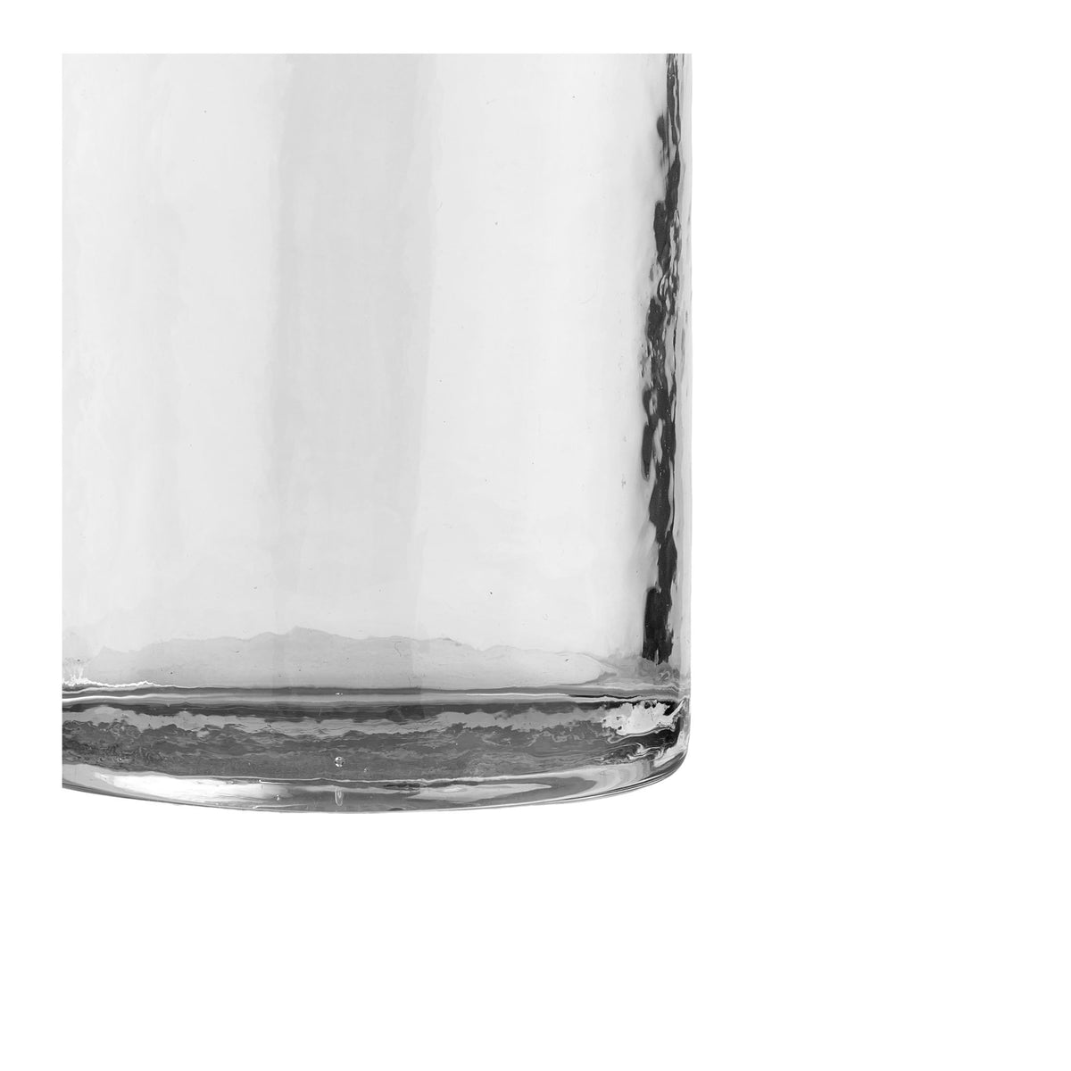 PolsterOase Möbel – Nalanda Trinkgläser aus gehämmertem Glas, 4er, Set, Klar – Ansicht 3