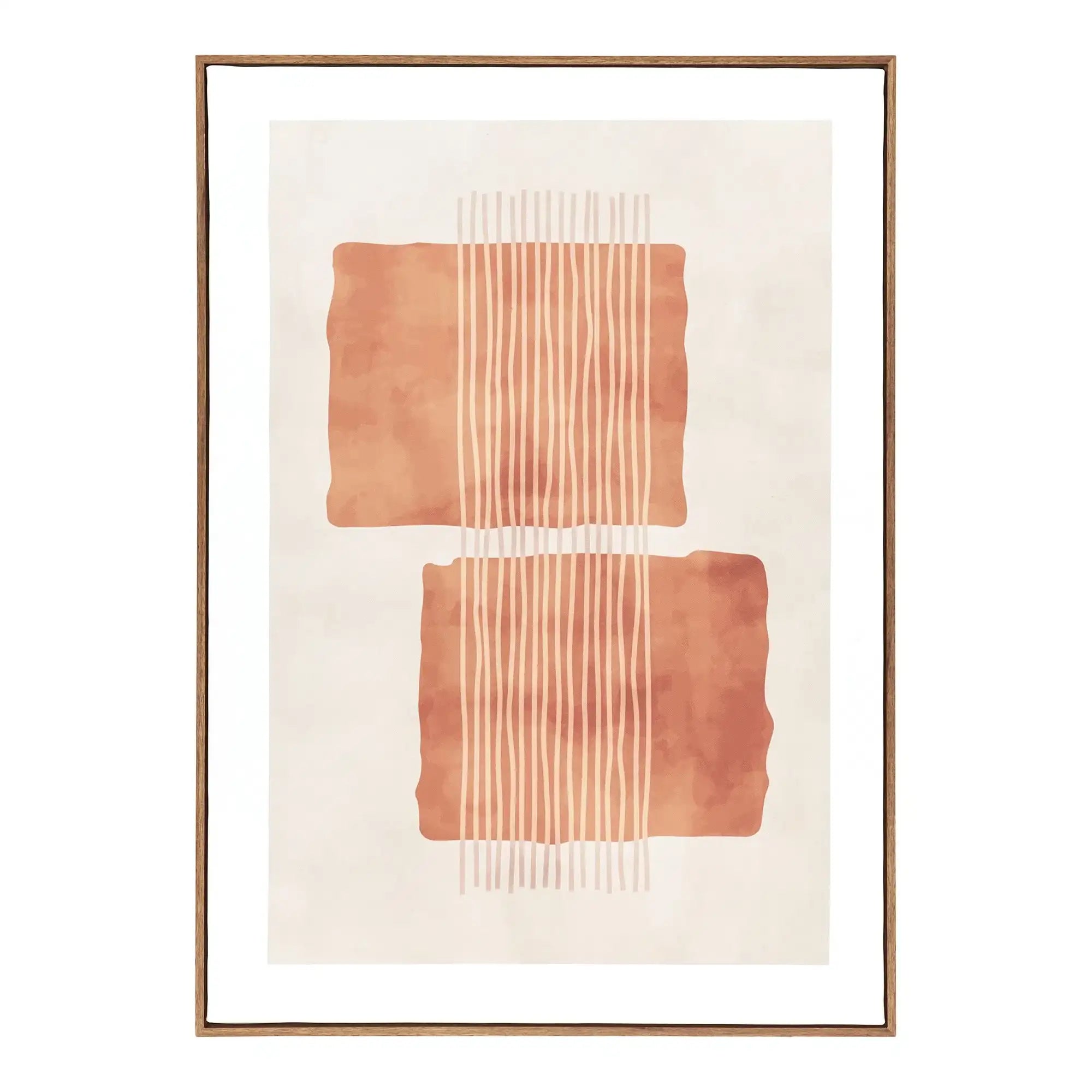 Wandbild Leinwand Beige/Braun 50x70 cm – Modernes Canvas im skandinavischen Stil (No.2)