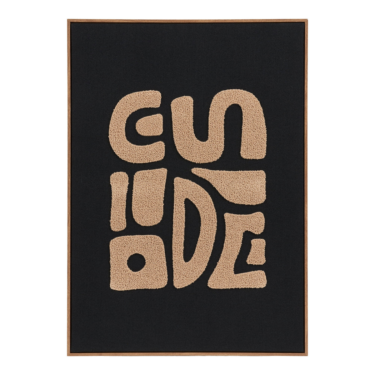 Tine Wanddekoration, Beige/Schwarz
