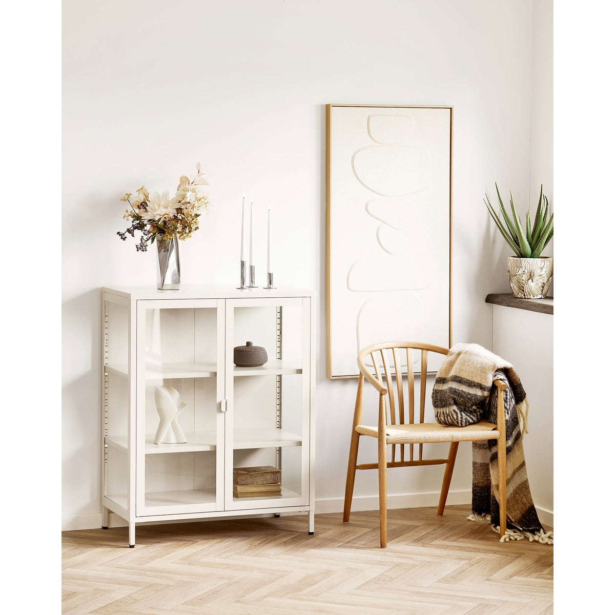 Victoria Relief-Wanddekoration – beige, Nr. 1 60 × 120 cm
