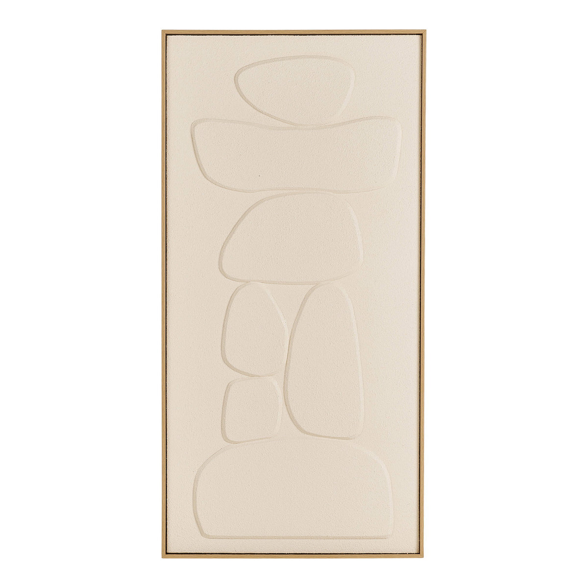 Victoria Relief-Wanddekoration – beige, Nr. 2, 60 × 120 cm