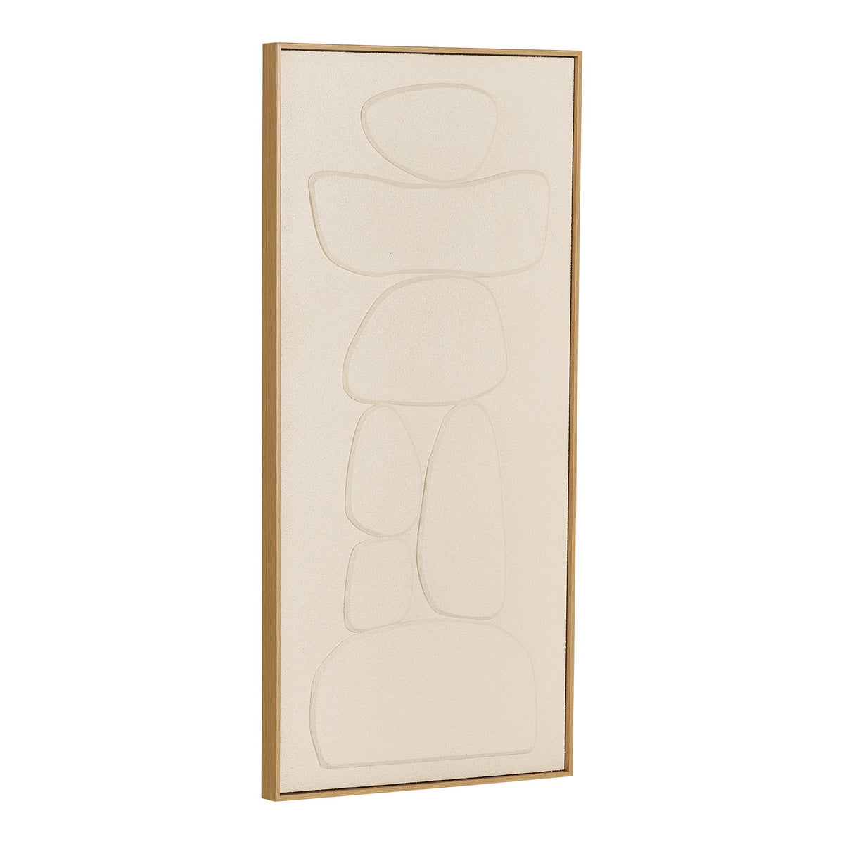 Victoria Relief-Wanddekoration – beige, Nr. 2, 60 × 120 cm