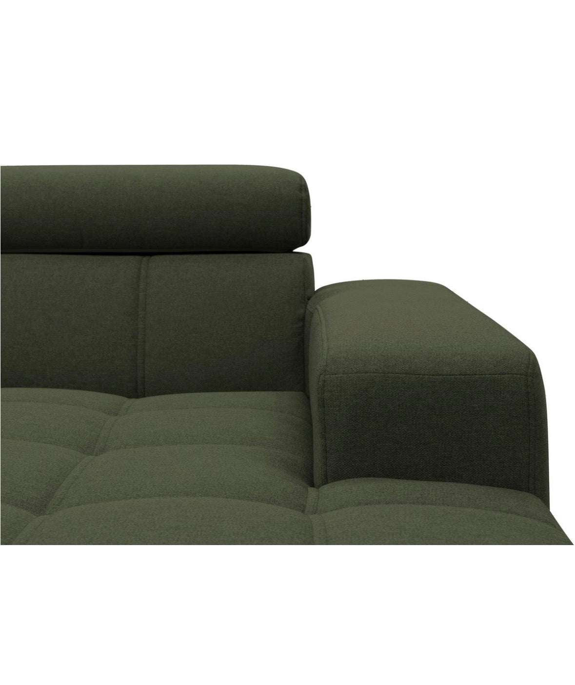 Ecksofa + Hocker in Struktur, 289cm Breit | PolsterOase