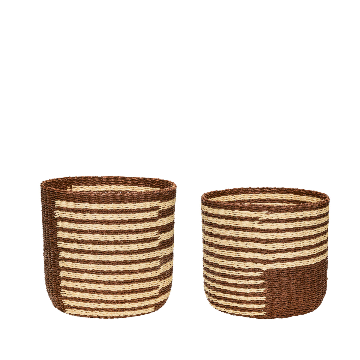 PolsterOase Möbel – Twine Körbe aus Papierkordel, 2er, Set