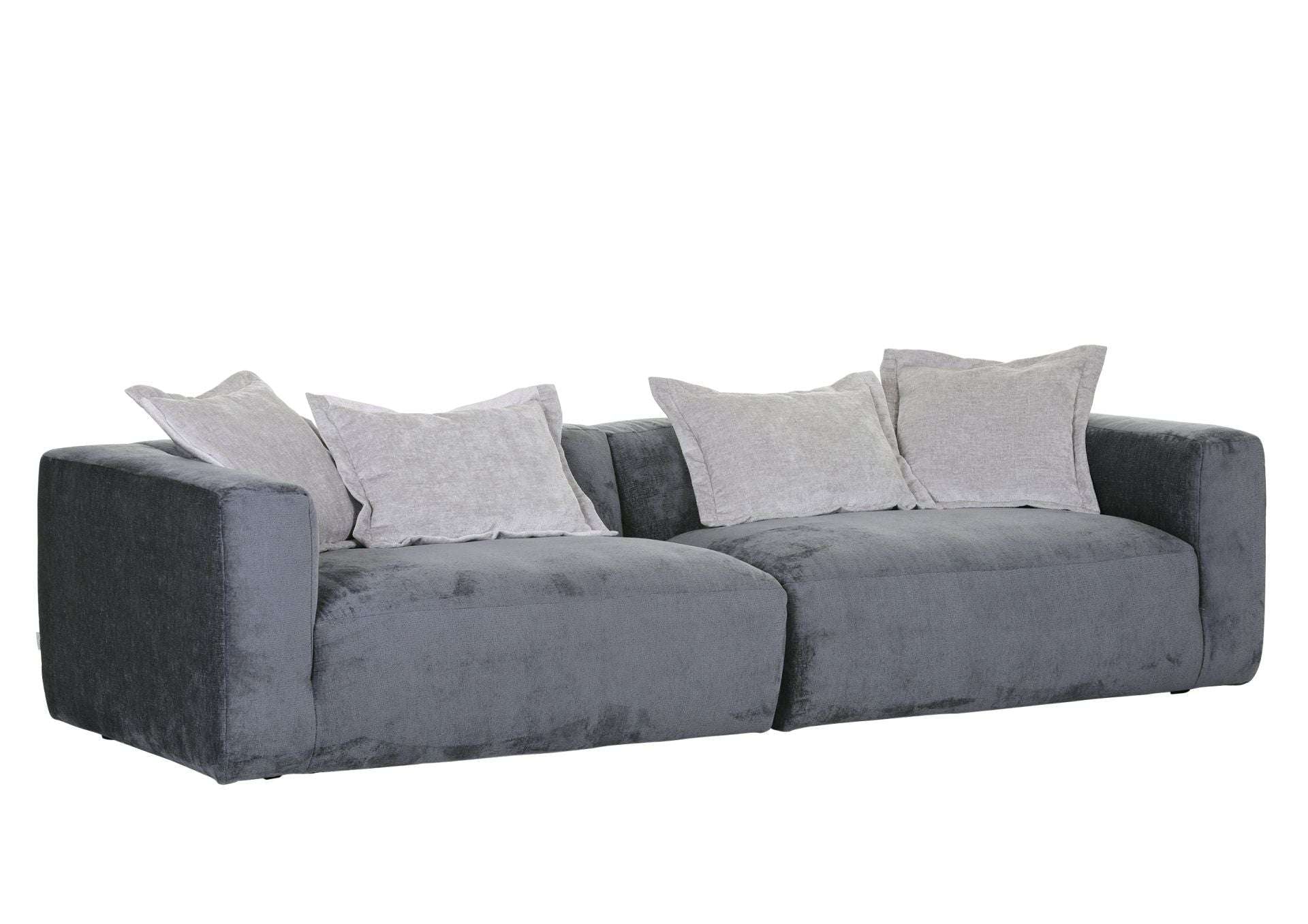 Big Sofa in Teddy Anthrazit